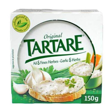 Fromage à Tartiner Ail et Fines Herbes Tartare 150 g