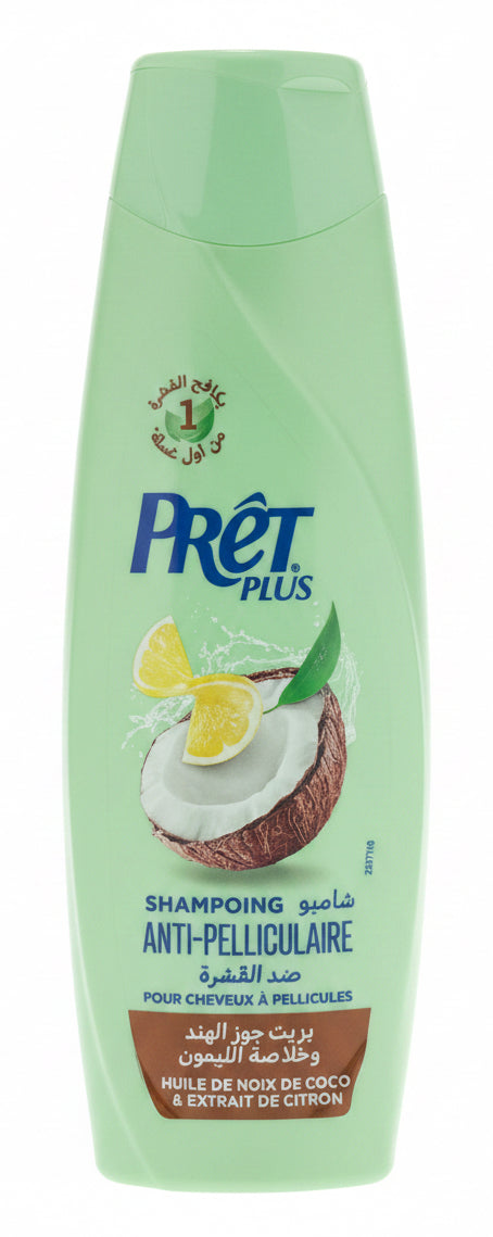 Anti-Dandruff Shampoo Coconut & Lemon Prêt Plus 360 ml