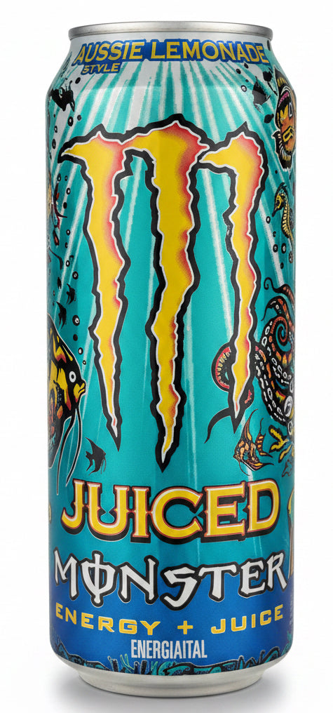 Monster Juiced Aussie Style Lemonade Energy Drink 500ml