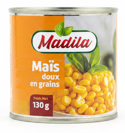 Madila Sweetcorn Kernels 130 g