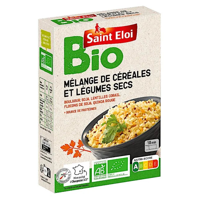 Mélange de Céréales Légumes Secs Bio Saint Eloi 500g