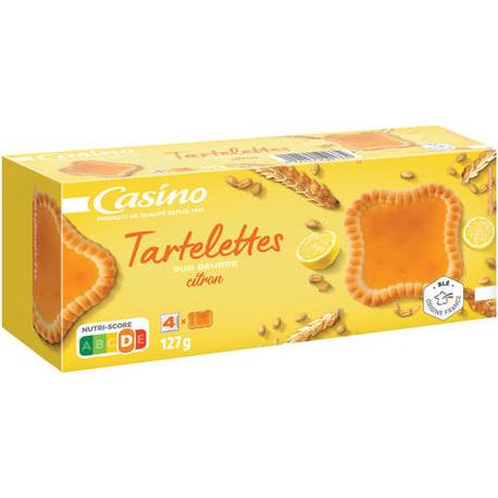 Biscuits Tartelettes Citron Casino 127 g