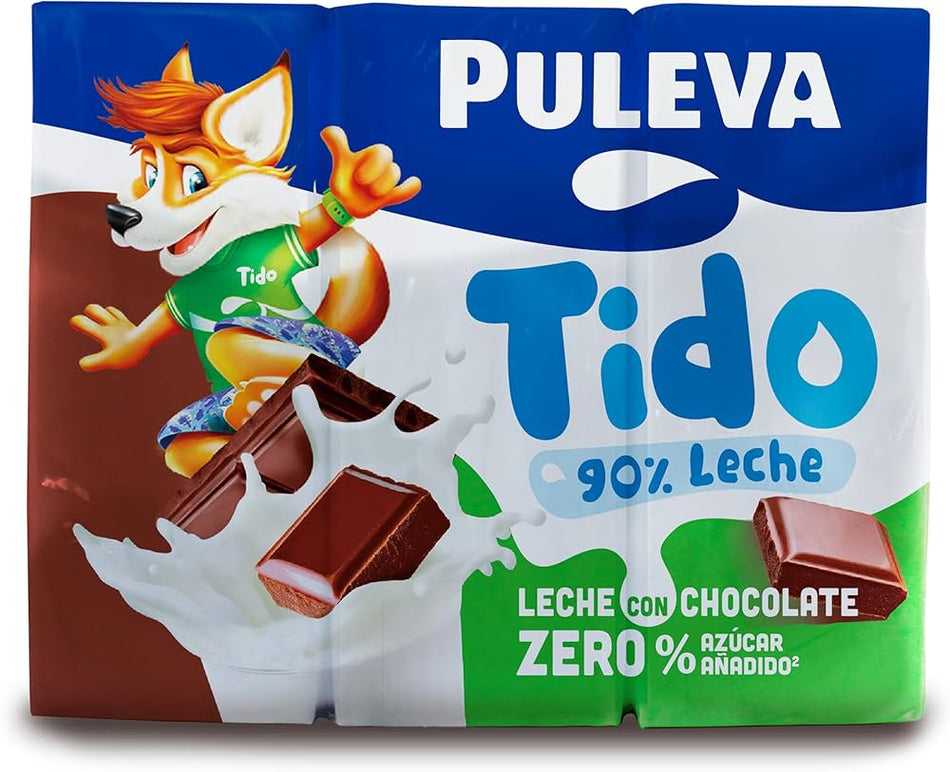 6 Milkshake Chocolat Sans Sucre ajoutés Puleva – 6x200ml