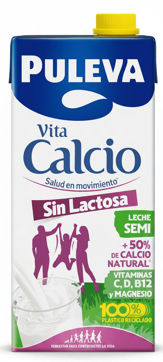 Lactose-Free Milk Rich in Calcium Vita Calcio Sin Lactosa Puleva 1L