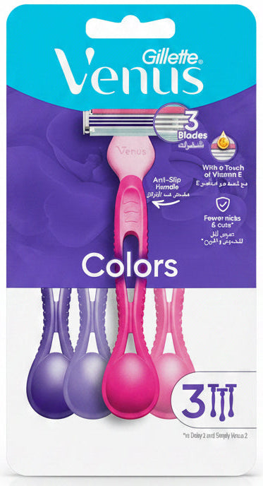 Gillette Venus 3 Women's Disposable Razors - 3 Pack