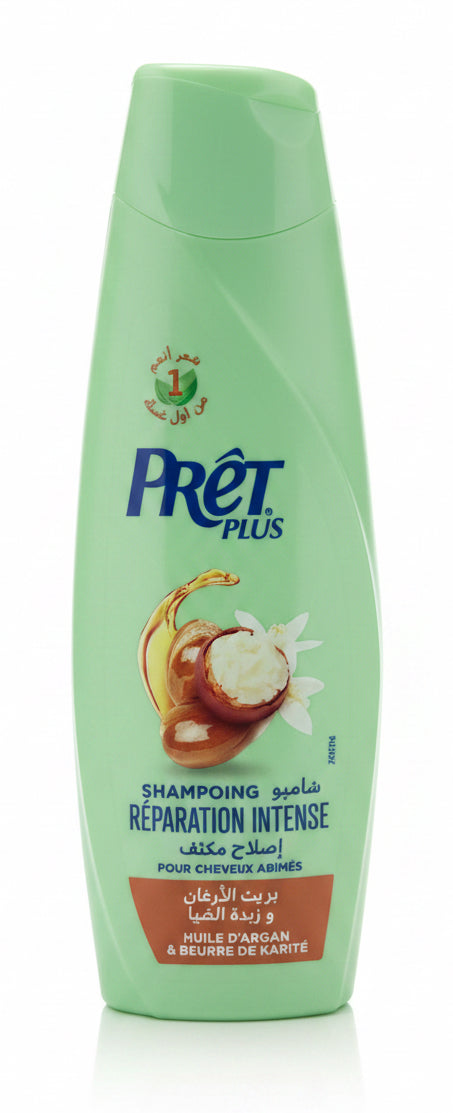 Intense Repair Shampoo Argan & Shea Butter Prêt Plus 360 ml