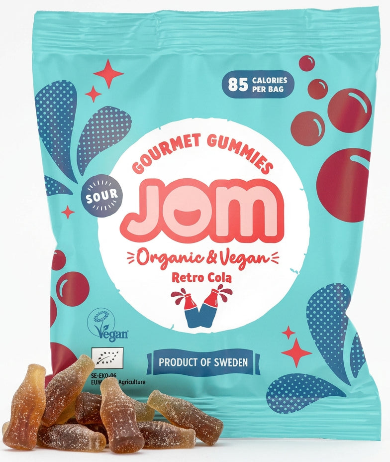 Bonbons Gummies Cola Acidulés JOM 25G
