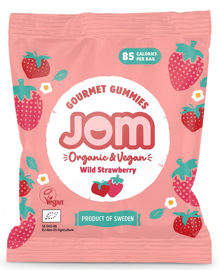 Bonbons Gummies à la Fraise Sauvage JOM 25G