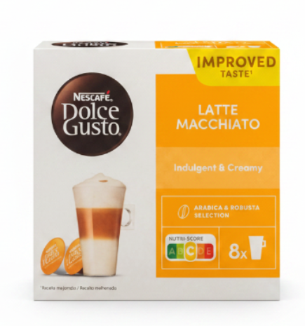 Box of 8 NESCAFÉ Dolce Gusto Latte Macchiato Coffee Pods