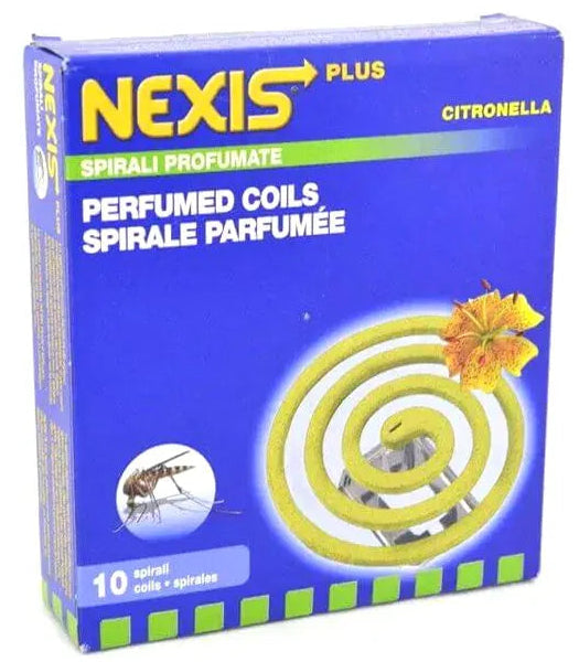10 Lemon Scented Mosquito Repellent Spirals Nexis