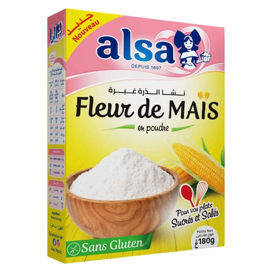 Fleur de mais en poudre 180g - ALSA