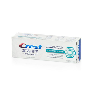 3D White Brilliance Toothpaste Perfection Intense Crest 75ml 