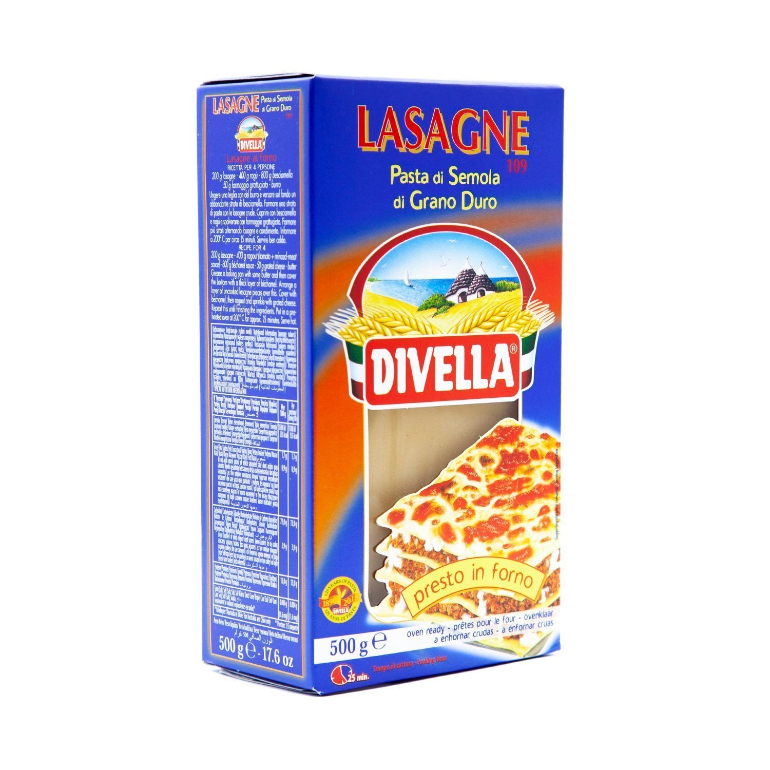 Lasagne de Semoule Divella  500 g