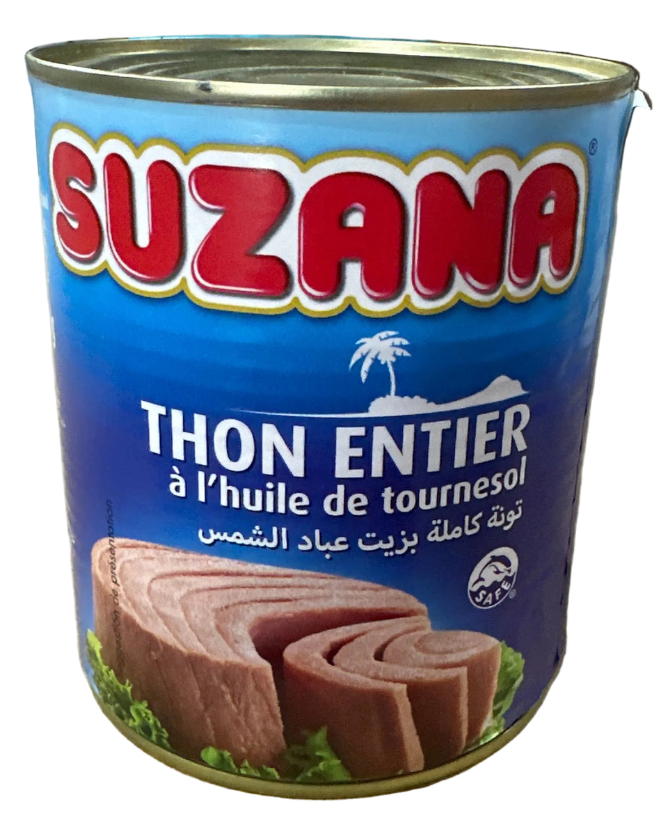 Thon entier à  l’huile de tournesol Suzana 800G
