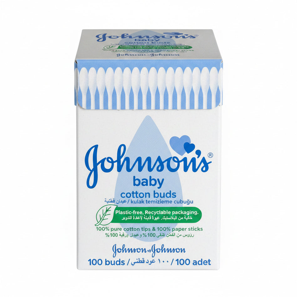 Johnson's Pure Cotton Buds 100 Count