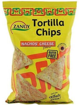 Corn Tortilla Chips Nachos Cheese Gluten Free Zanuy 200 g