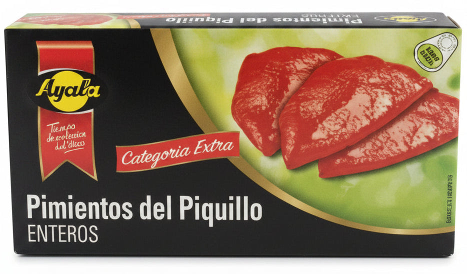 Whole Piquillo Peppers Ayala 185g