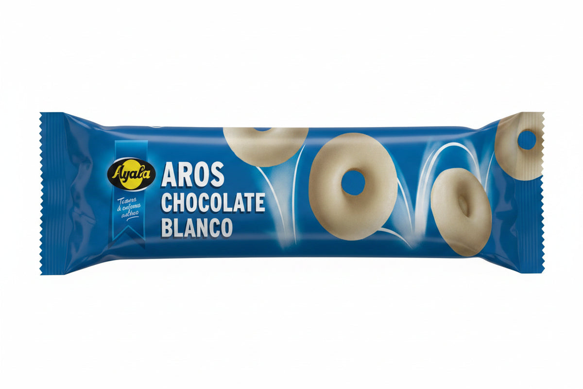 Aros Chocolate Ayala Blanco 128g