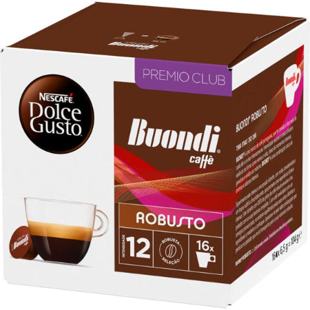 Box of 16 NESCAFÉ Dolce Gusto Buondi Robusto Coffee Capsules Intensity 12