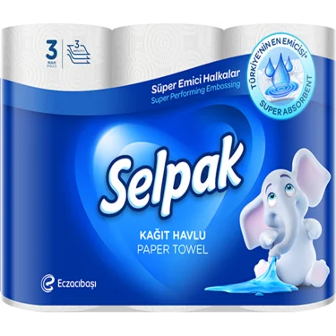 3 Selpak Super Absorbent Towels