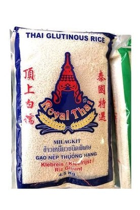 أرز أبيض لزج تايلاندي ملكي تايلاندي 4.5 كجم 