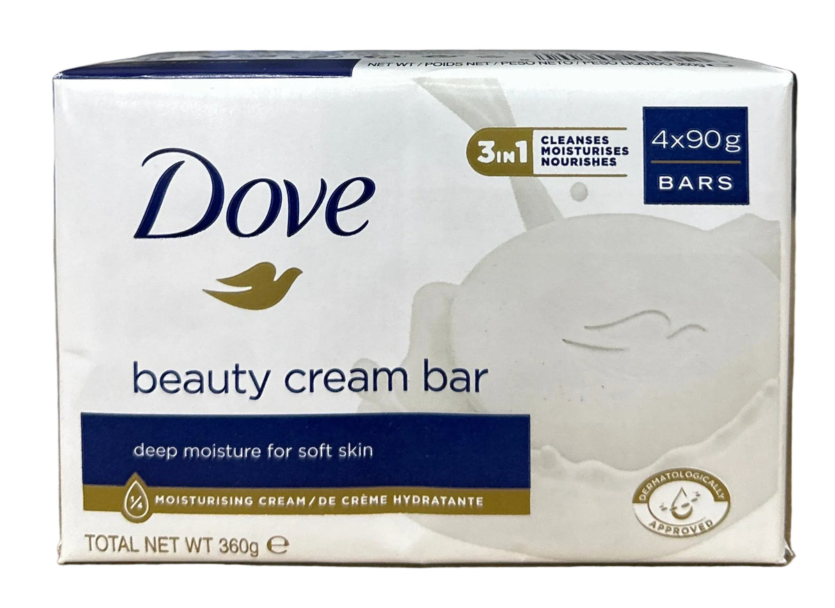 4 Beauty Cream Bars Dove Original 4x90g