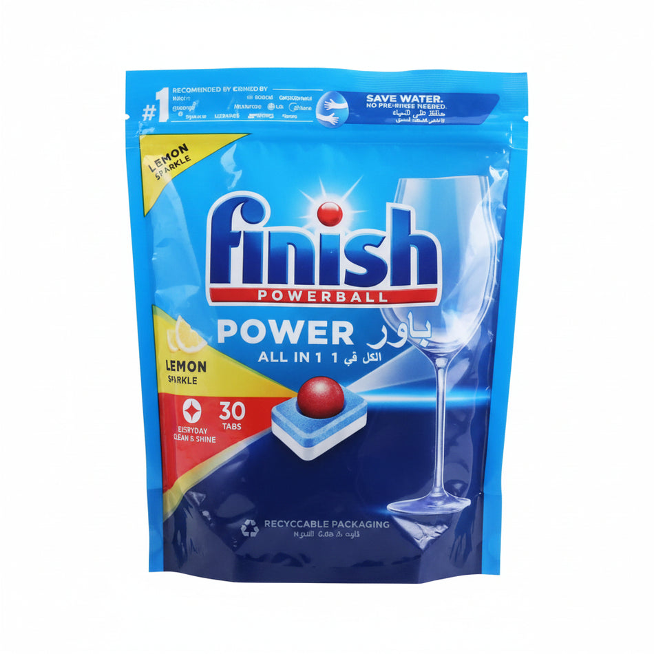 30 capsule Lave-Vaisselle Power Ball citron Finish