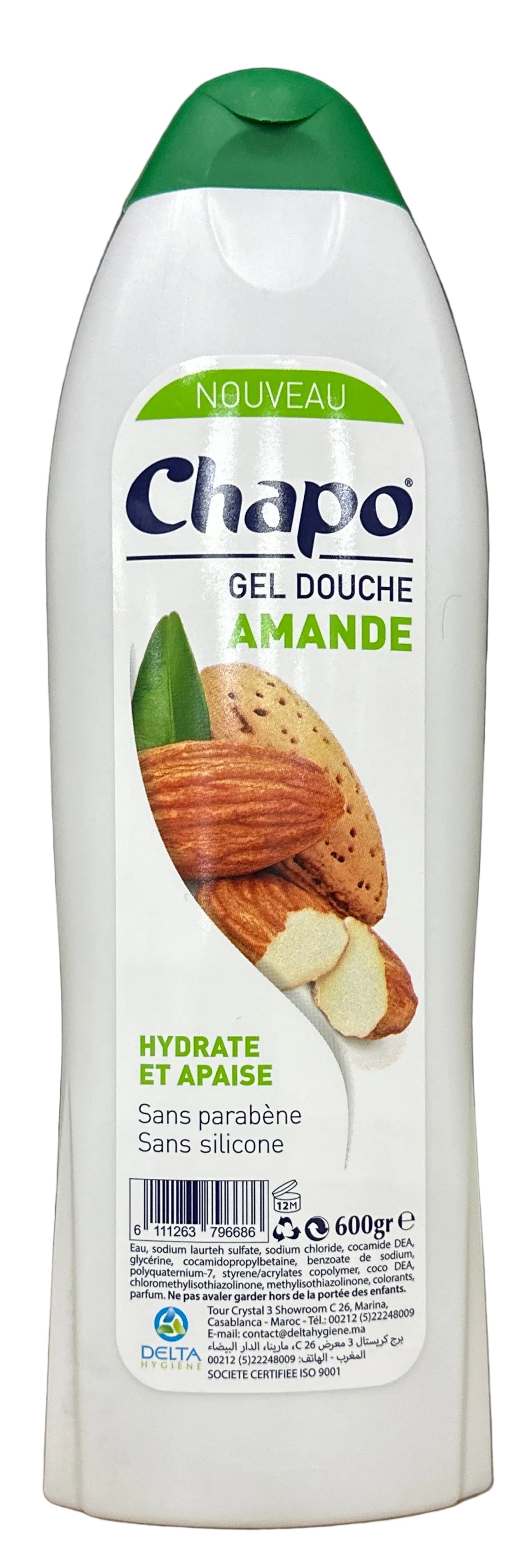 Almond Shower Gel Chapo 600g