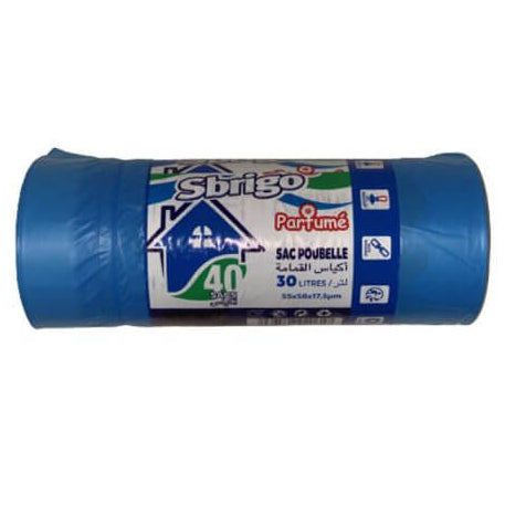 MR MIKA 30L x 40 blue bin bag