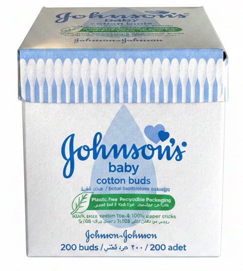 Johnson's Baby Gentle & Practical Cotton Buds 200 Pieces