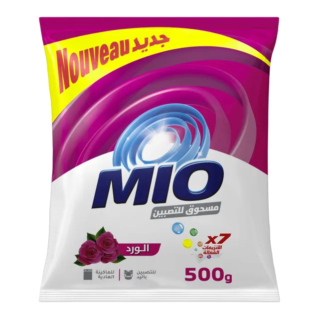 Semi-automatic hand washing powder rose 500g - MIO