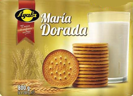 Maria Dorada Biscuits 4x200g Pack
