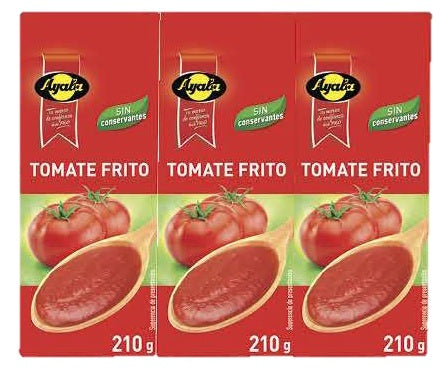 Sauce Tomate Frito Ayala Pack 3x210g