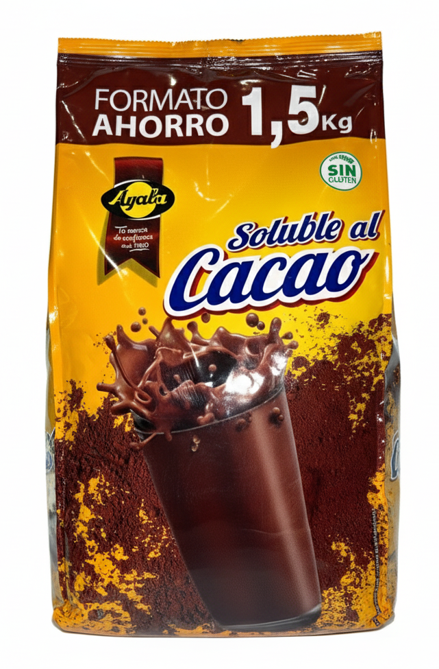 Cacao Soluble Bolsa Ayala 1,5kg
