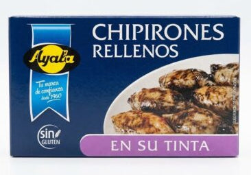 Petits Calamars Farcis à l’Encre Ayala 72g