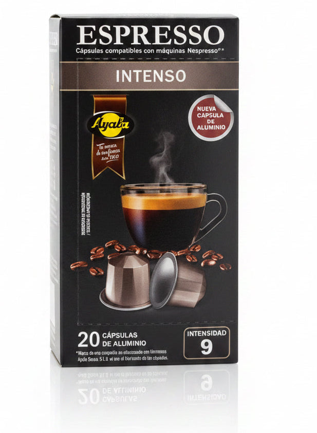 20 Capsules Compatibles Nespresso - Espresso Intenso Ayala