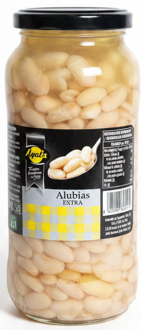 Canned White Beans Alubias Extra Cristal Ayala 400g