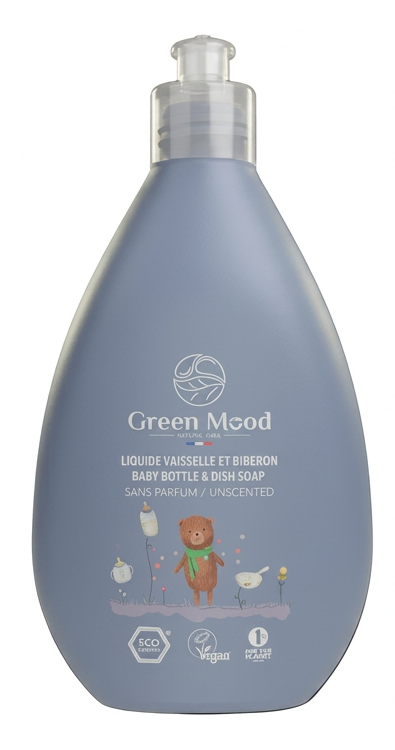 Liquide Vaisselle et Biberons pour Bébé Green Mood 500Ml