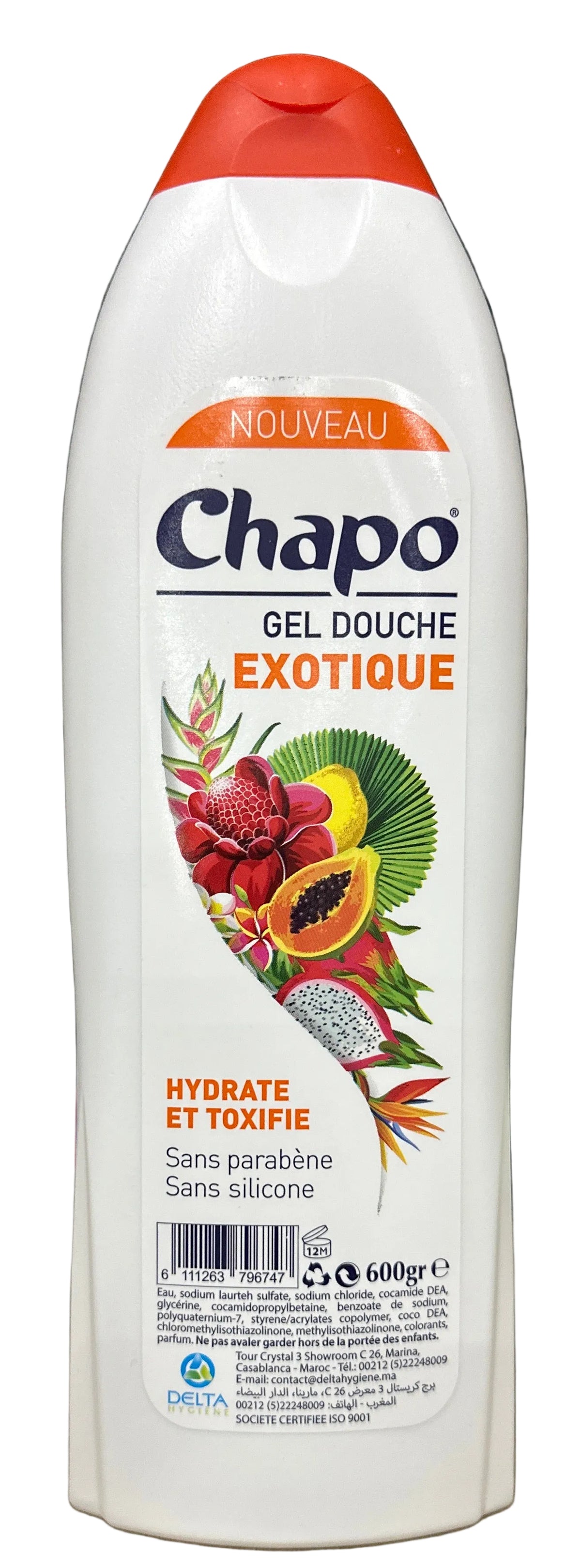Exotic Shower Gel Chapo 600g