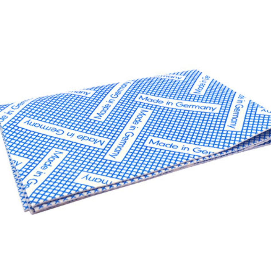 ممسحة زرقاء مطبوعة، صنع في ألمانيا، 100% فيسكوز