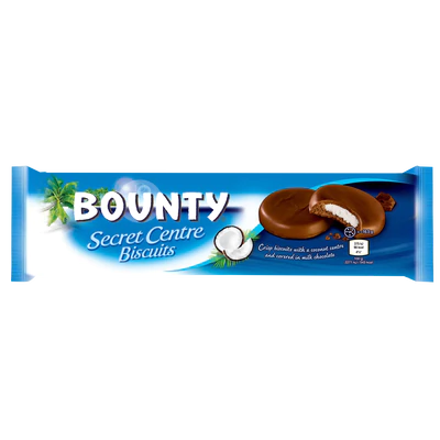Coconut & Chocolate Filled Cookies Secret Centre Cookies Bounty 132g