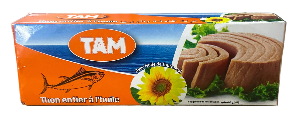 3 tins of tuna in sunflower oil Tam 3x80g