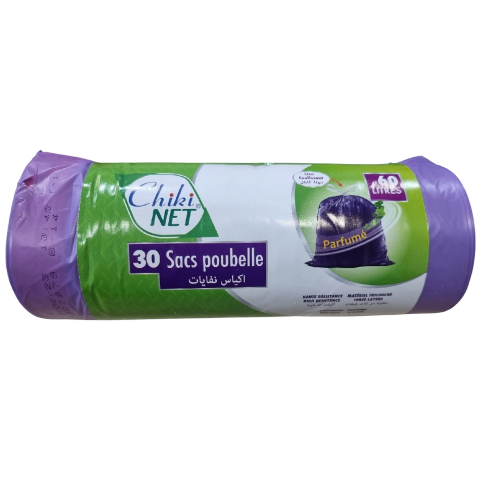 30 Chikinet 60L Scented Trash Bags