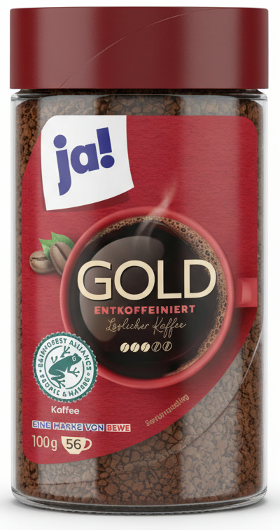 Café Gold Décaféiné Instantané Ja! 100g