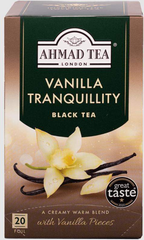 Vanilla Flavored Black Tea Ahmad Tea 20 Sachets 40 g