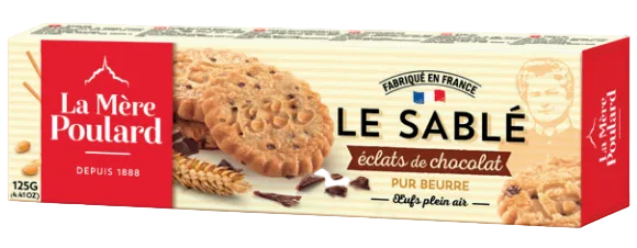 La Mere Poulard Chocolate Chip Shortbread 125g
