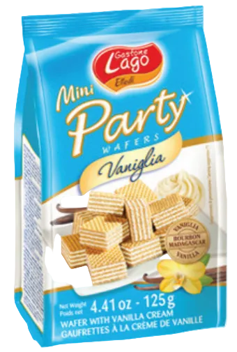 Mini party bag vanilla wafers bag Gastone Lago 125G