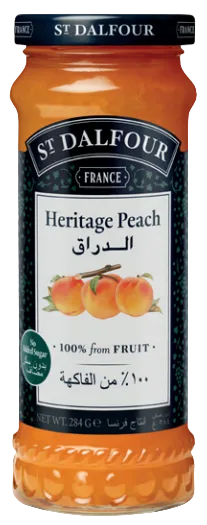 St Dalfour sugar-free peach jam 284G