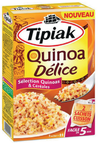 Quinoa decile Tipiak box 2 bags x 120G