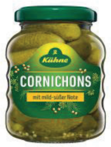Kühne Sweet Gherkins 180g